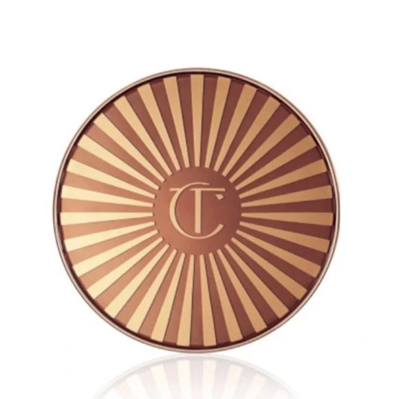 ✔️New TAN 3 Charlotte Tilbury ~ Beautiful Skin Sun-Kissed Glow Bronzer ~ BNIB - Picture 4 of 6